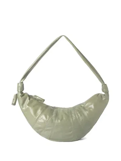 Lemaire Large Croissant Shoulder Bag In Grey