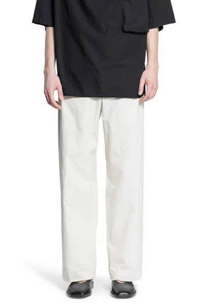 Lemaire Man White Trousers