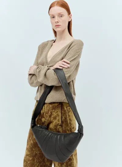 Lemaire Croissant Crossbody Bag In Black