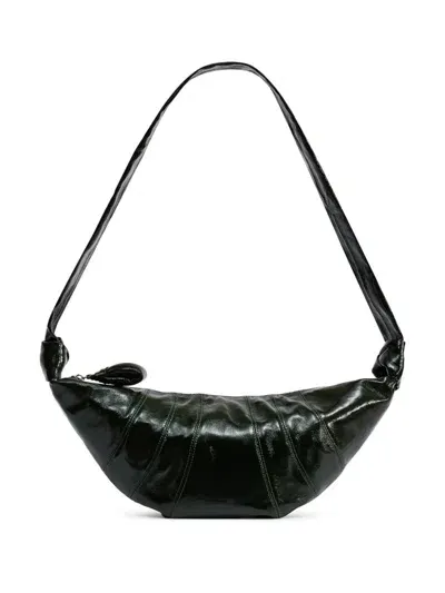 Lemaire Medium Croissant Shoulder Bag In 绿色