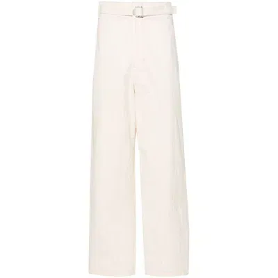 Lemaire Pants In Neutrals