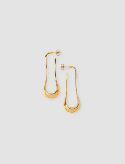 Lemaire Short Drop Earrings In Gold