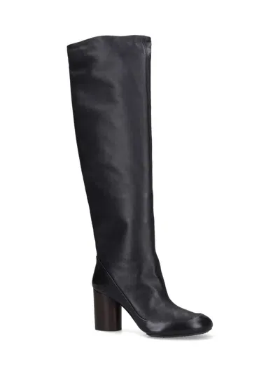 Lemaire 'glove' High Boots In Black