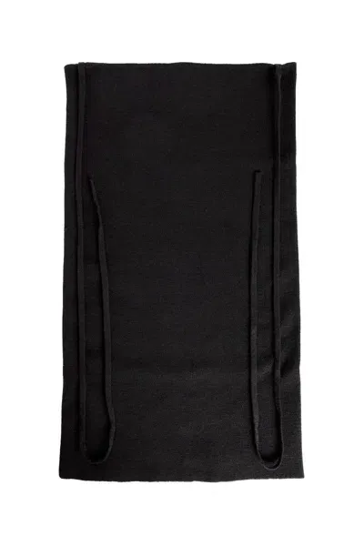 Lemaire Wool Scarves In Black