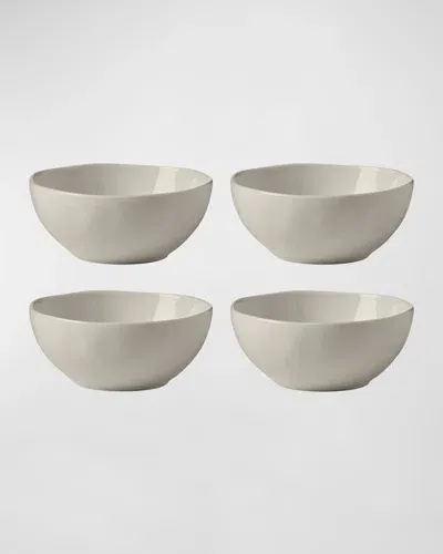 Lenox Bay Colors 4-piece All-purpose Bowls In Grey