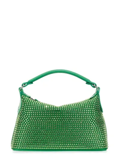 Leonie Hanne X Liu Jo Hobo Rhinestones Bag In Green