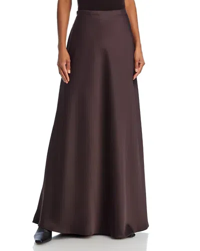 Leset Barb Maxi Skirt In Chocolate