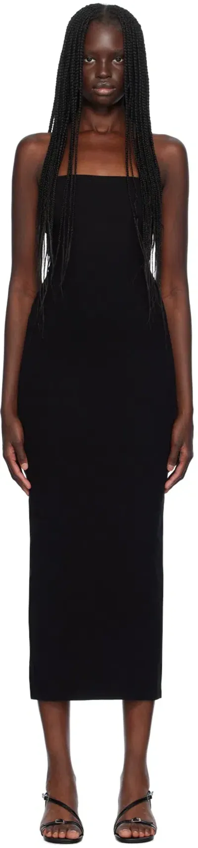 Leset Black Rio Bandeau Midi Dress