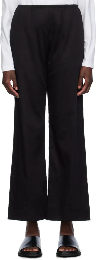 Leset Black Yoko Pocket Trousers