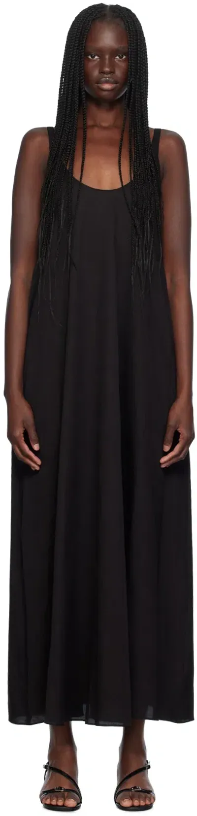 Leset Black Yoko Tank Maxi Dress