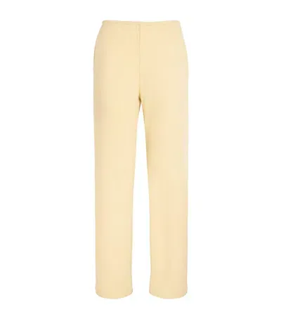 Leset Lauren Wide-leg Trousers In Yellow