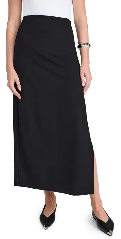 Leset Rio Side Slit Skirt Black