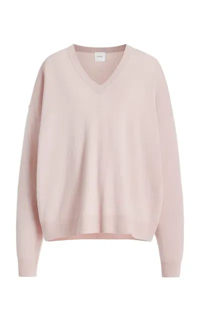 Leset Zoe Wool-cashmere Top In Pink