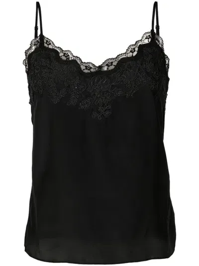 Lethicia Bronstein Amabile Silk Blouse In Black