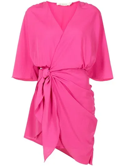 Lethicia Bronstein Aslan Asymmetric Minidress In Pink