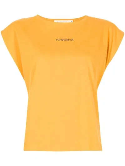 Lethicia Bronstein Ayla Powerful T-shirt In Yellow