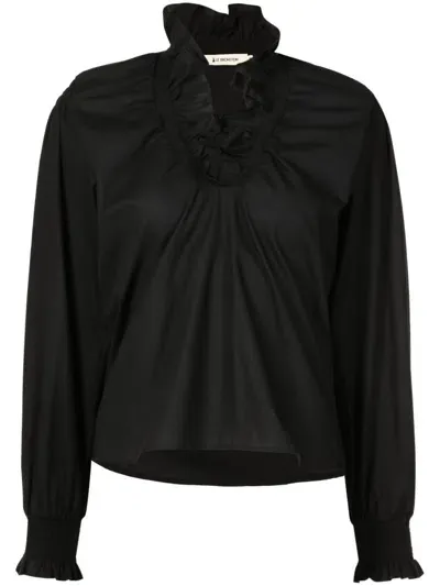 Lethicia Bronstein Azad Cotton Blouse In Black