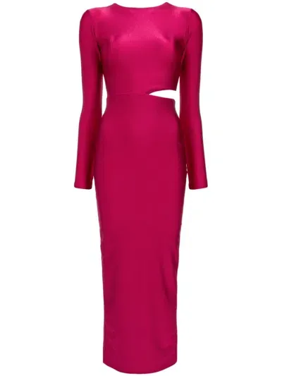 Lethicia Bronstein Sophia Cut-out Maxi Dress In Pink