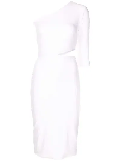 Lethicia Bronstein Sophia Cut-out Midi Dress In White