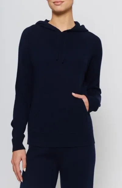 L'etoile Sport Kangaroo Pocket Hoodie In Navy