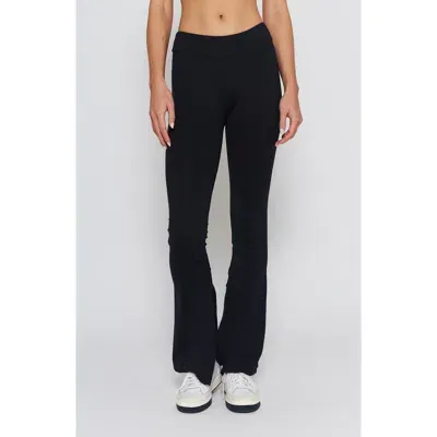 L'etoile Sport Split Hem Pants In Black