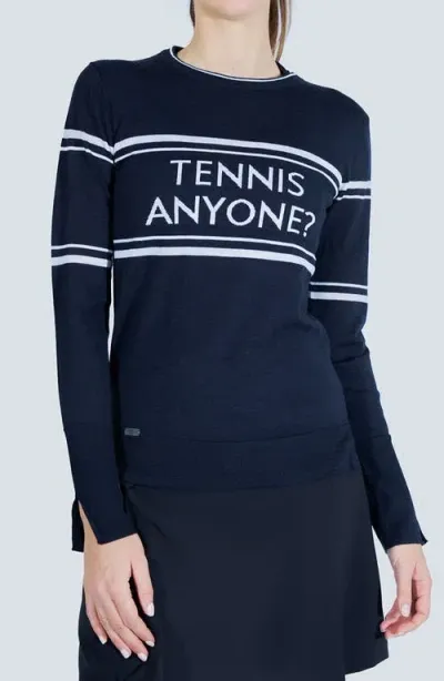 L'etoile Sport The Court Sweater In Navy