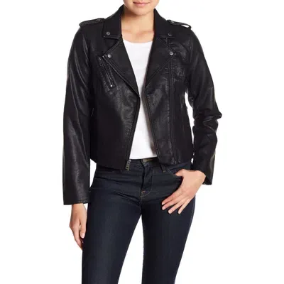 Levi's ® Faux Leather Moto Jacket In Black