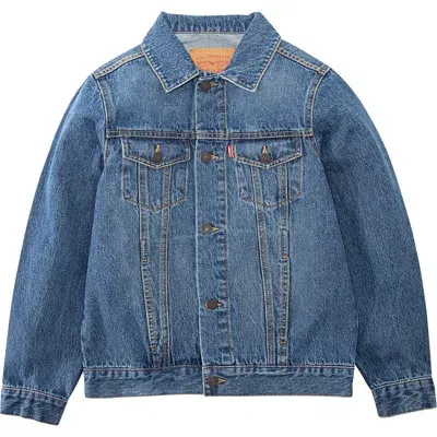 Levi's Kids' Denim Trucker Jacket In Coastal