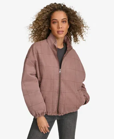 Levi's Women's Box Quilted Cotton Jacket In Rose