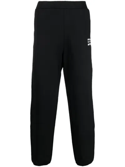 Liberal Youth Ministry Logo-print Cotton Track Pants In Black