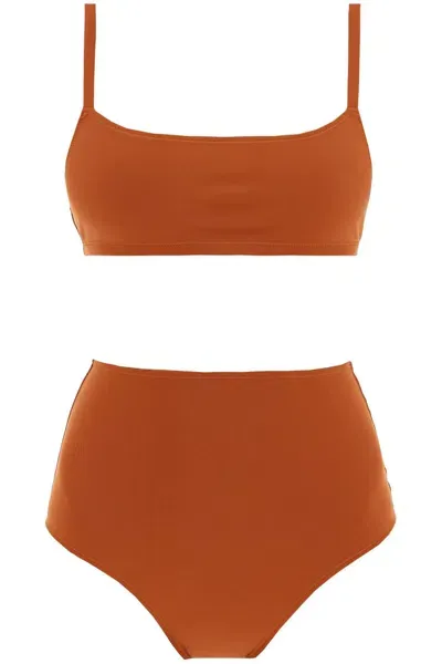 Lido Eleven High Waist Bikini Set In Brown