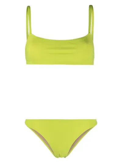 Lido Undici Low Waist Bikini In Yellow