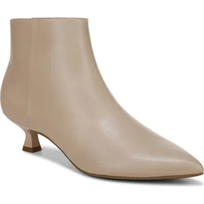 Lifestride Maya Pointed Toe Kitten Heel Bootie In Taupe