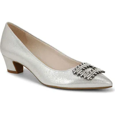 Lifestride Minx Bling Pointed Toe Pump In Silver