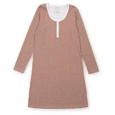 Lila And Hayes Longsleeve Nightgown In Holiday Plaid