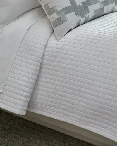 Lili Alessandra Tessa Quilted Coverlet, King In White