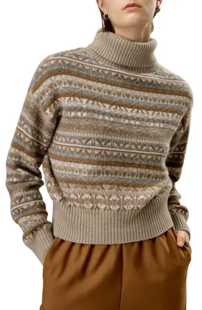 Lilysilk Fair Isle Cashmere Pullover For Women