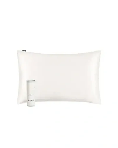 Lilysilk Lilysoft Ultra Soft Non-colorants Silk Pillowcase In White