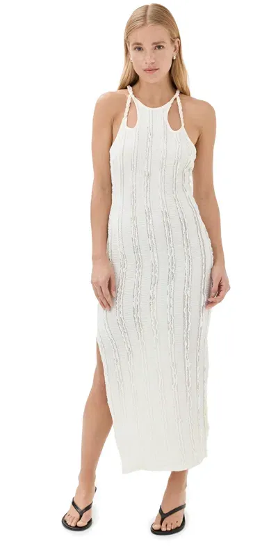 Lioness Double Strap Midi Dress Ivory