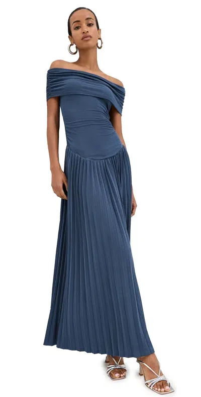 Lioness Field Of Dreams Maxi Dress Navy