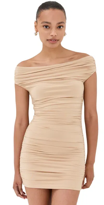 Lioness Monaco Mini Dress Camel