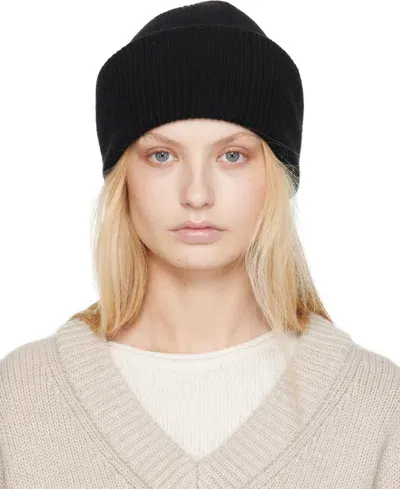 Lisa Yang Black Stockholm Beanie In Bl Black