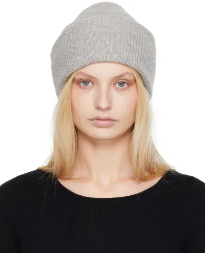 Lisa Yang Gray Stockholm Beanie In Do Dove Grey