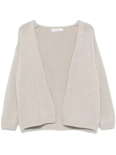 Liska Cashmere Cardigan In 灰色