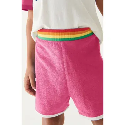 Little Bird Kids' Assorted 2-pack Terry Cloth Shorts In Pink Blue