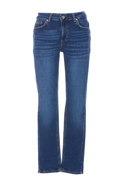 Liu •jo Bottom Up Skinny Jeans In Blue