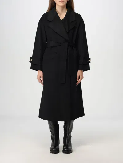 Liu •jo Coat Liu Jo Woman Color Black In Schwarz