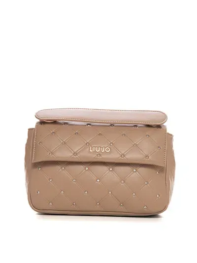 Liu •jo Crossbody Media Medium Size Bag In Biscuit