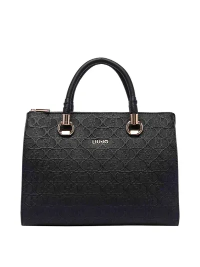 Liu •jo Medium Satchel Bag In Black