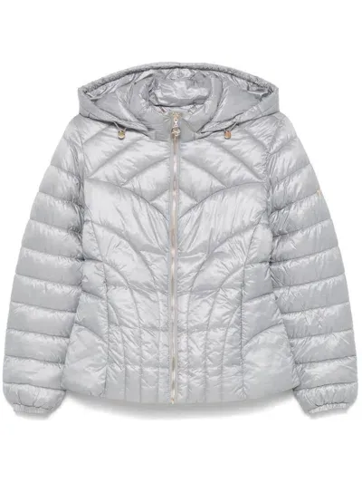 Liu •jo Puffer Jacket In Gray